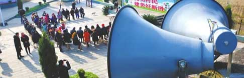 源码太阳能路灯助力“村村响”建设，让惠民声音家家通